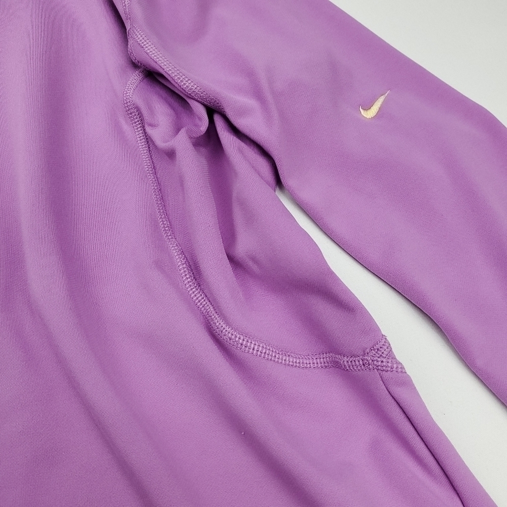 Nike Lavender Mock Turtle Pullover Running Shirt S - Picture 11 of 14